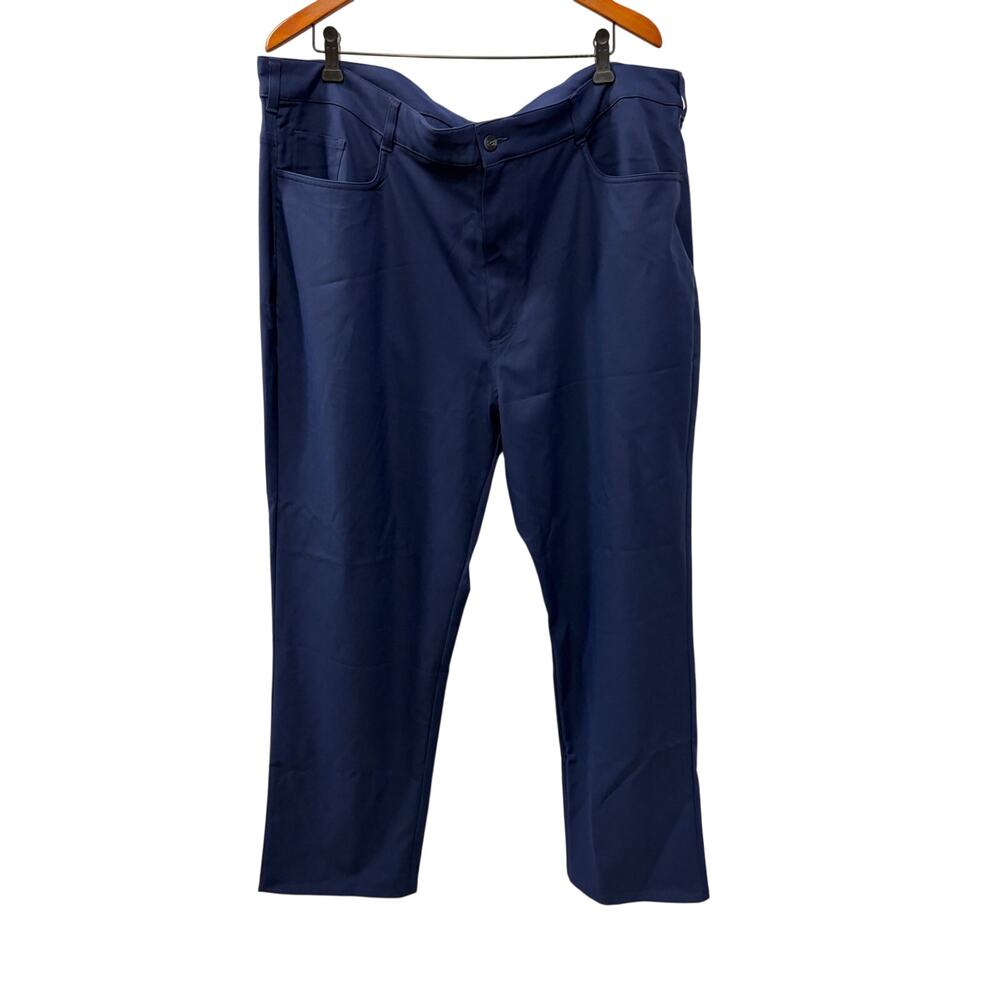 Callaway Pants Mens 46x30 Blue Opti-Dri Performance Stretch Golf City Chino NEW